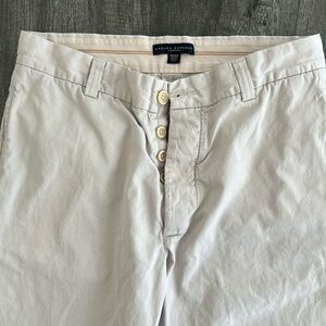 Banana Republic Dawson light, off white pants, 33w 32 length, vintage